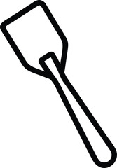 spatula line art silhouette