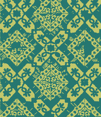 Ethnic abstract ikat art. Seamless pattern in tribal, folk embroidery, and Mexican style. Aztec geometric art ornament print.Design for carpet, wallpaper, clothing, wrapping, fabric, cover, textile