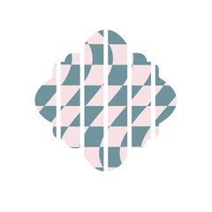 Geometric argyle pattern vector, preppy argyle background vector, argyle pattern vector illustration