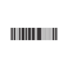 minimalist barcode vector design, editable barcode vector template, clean linear barcode vector