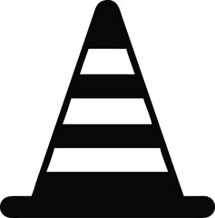 traffic cone silhouette