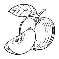 50. Cute and Fun Apple & Cherry Cartoon Illustrations and Stickers