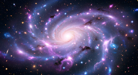 Obraz premium Cosmic Swirl Drift 