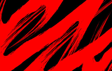 High contrast abstract background featuring aggressive red brush strokes on a dark black backdrop. perfect for edgy designs, modern digital art, poster backgrounds, graphics, or bold branding elements