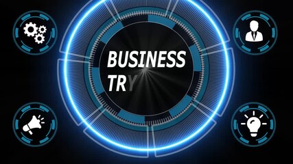 Business, Technology, Internet and network concept. Coaching mentoring education business training development E-learning concept .Abstract technology symbols