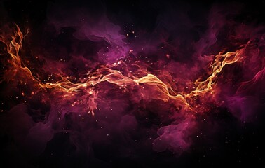 fire blowing waves flames on black background abstract texture