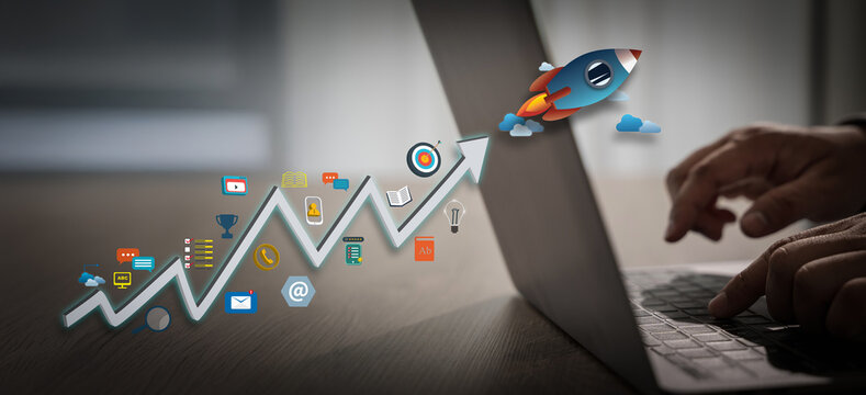 Business planning and strategy drive growth and success as technology and innovation boost revenue, finance, and market progress.