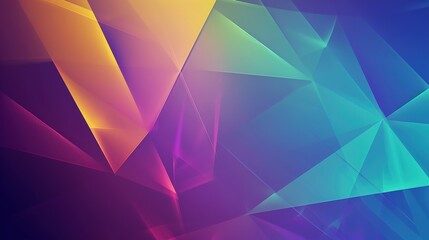 Fototapeta premium Modern Gradient Geometry Background Images: Sleek Combinations of Geometric Shapes, Smooth Color Transitions, and Bold Patterns, Featuring Triangles, Circles, and Polygons in Vibrant Gradients, Ideal 