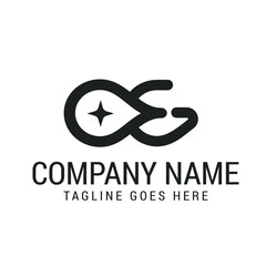 Creative Letter OG or GO Modern Minimalist Vector Logo Design Templates for Brand