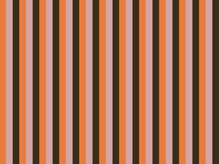 Obraz premium Seamless vertical stripes pattern in orange, pink and dark brown