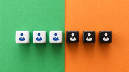 Contrast and Identity – Duality, Professional Roles, Inclusion, Visual Segmentation