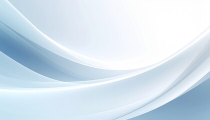 Flowing blue waves abstract design digital art soft gradient background aesthetic vibes modern concept for visual appeal