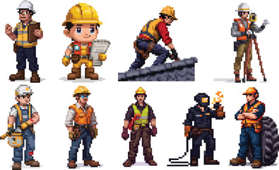 Construction Themed Character Sheet