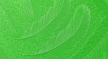 Glitter light green shimmering feather abstract pattern texture background wallpaper