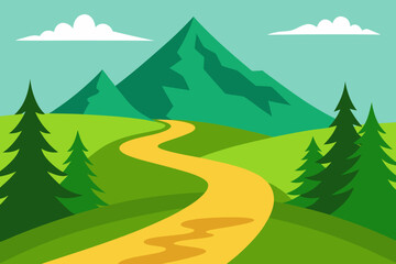 Creative Background Scene Illustration with Dynamic Artistic Elements Abstract Style