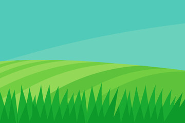 Minimalist Vector Art Landscape Illustration Simple Modern Design Graphic Element