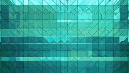 geometric clear teal color shapes and patterns abstract background for bold designs 3