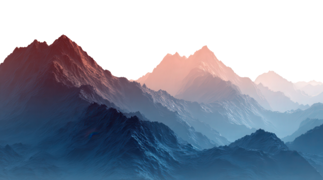 Large Palm Trees in the Ocean Breeze background isolated on a Transparent background, PNG file.