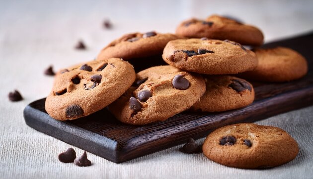 galletas con chispas de chocolate