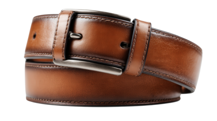 Leather Briefcase background isolated on a Transparent background, PNG file.