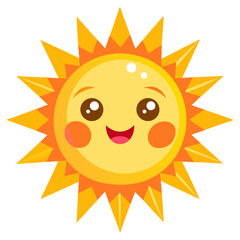 sun cartoon character