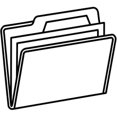 Folder icon business vector