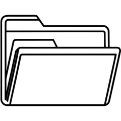 Folder icon business vector
