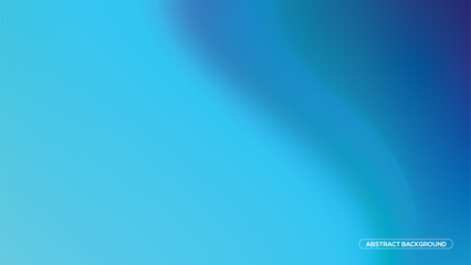Smooth Blue Gradient Abstract Background for Design