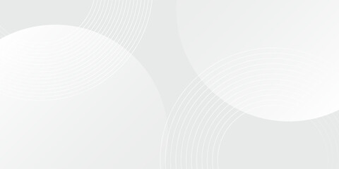 White geometric abstract background overlap layer on bright space with lines effect decoration.