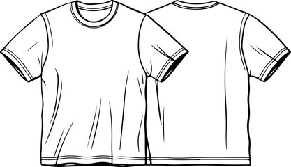 vector illustration of t shirt