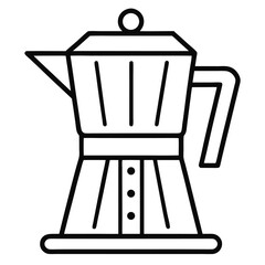 vector coffee maker icon