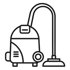 vector illustration of a vacuum cleaner