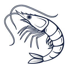 A striking black tribal fish illustration with a wild design, perfect for a tattoo or logo