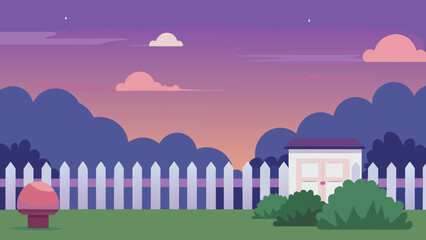 Crisp 2D Cartoon Background Featuring a Stylized Sunny Beach Scene