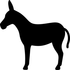 Okapi Silhouette Icon – African Wildlife, Nature & Unique Animal Symbol