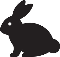 vector illustration of a cartoon rabbit