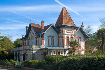 Maison, ville d'hiver, Arcachon, 33, Gironde, France