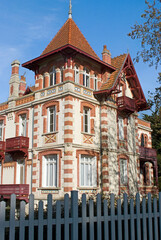 Obraz premium Villa Burgundia, ville d'hiver, Arcachon, 33, Gironde, France