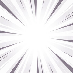 Obraz premium Rocket Metallic Gray Glowing Sunburst Background. Grey Color Glow Effect Sunburst Background for Presentation, Banner, Poster, Flyer, Sales. Pop Art Poster for Summer and Spring Theme.