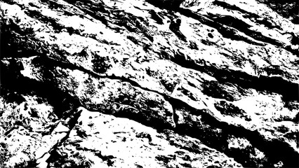 Rock texture line art