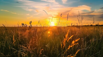 Golden Glow of Celebration: New Year Decorations Meet Grassland Sunset in Breathtaking Images
As the sun dips below the horizon, painting the grassland in hues of amber and crimson, vibrant New Year d