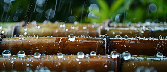 water drops on the glass