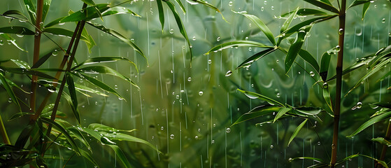 green grass in the morning