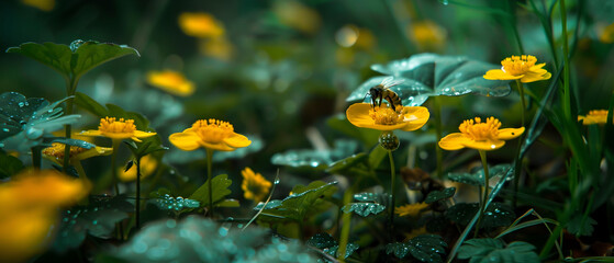 yellow flowers in the garden