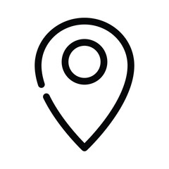 Pin location icon design template
