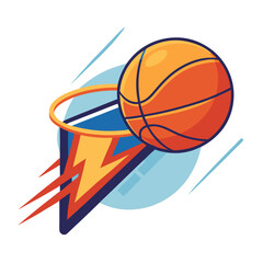 Sports Game Court Illustration