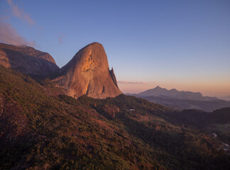 sunset in Pedra Azul, Espirito Santo, Brazil