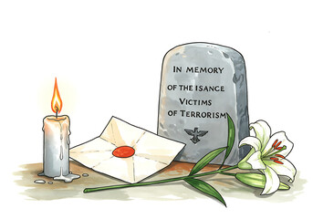 Memorial Still Life: Terrorism Victims Remembrance