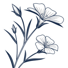 agrostemma ocean pearl with leaves