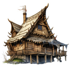 Fototapeta premium viking longhouse